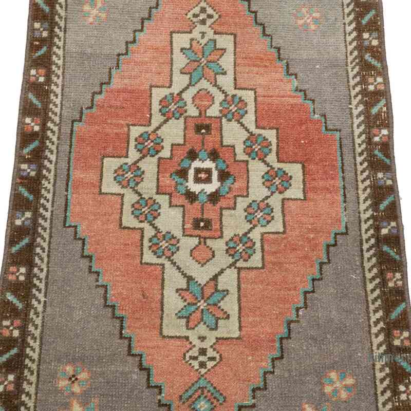 Vintage Turkish Hand-Knotted Rug - 1' 7" x 3' 2" (19 in. x 38 in.) - K0057723