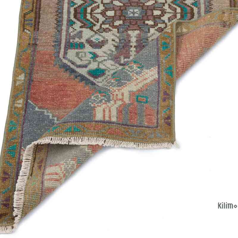 Vintage Turkish Hand-Knotted Rug - 1' 8" x 3' 3" (20" x 39") - K0057728