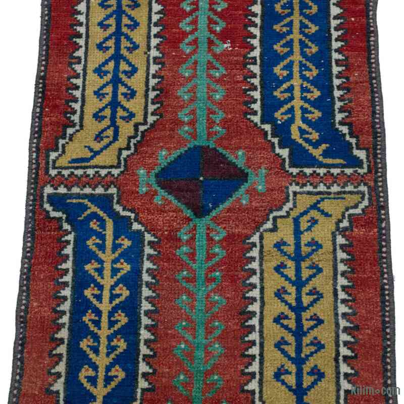 Vintage Turkish Hand-Knotted Rug - 1' 5" x 3'  (17 in. x 36 in.) - K0057732
