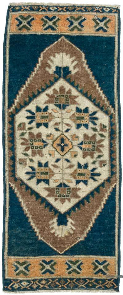 Vintage Turkish Hand-Knotted Rug - 1' 5" x 3' 4" (17 in. x 40 in.)