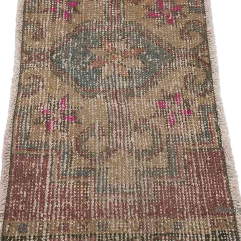 Vintage Turkish Hand-Knotted Rug - 1' 5" x 2' 4" (17" x 28") - K0057737