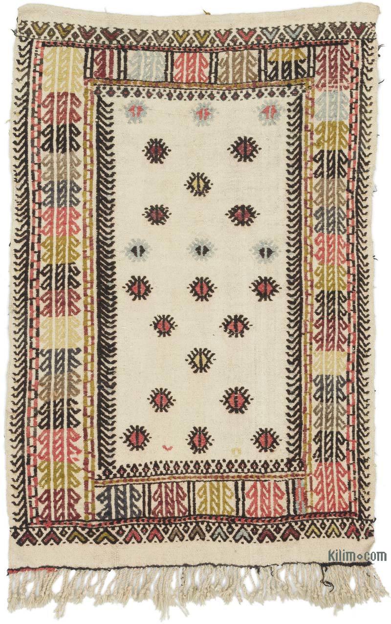 Vintage Turkish Hand-Knotted Rug - 1' 11" x 2' 11" (23 in. x 35 in.) - K0057738