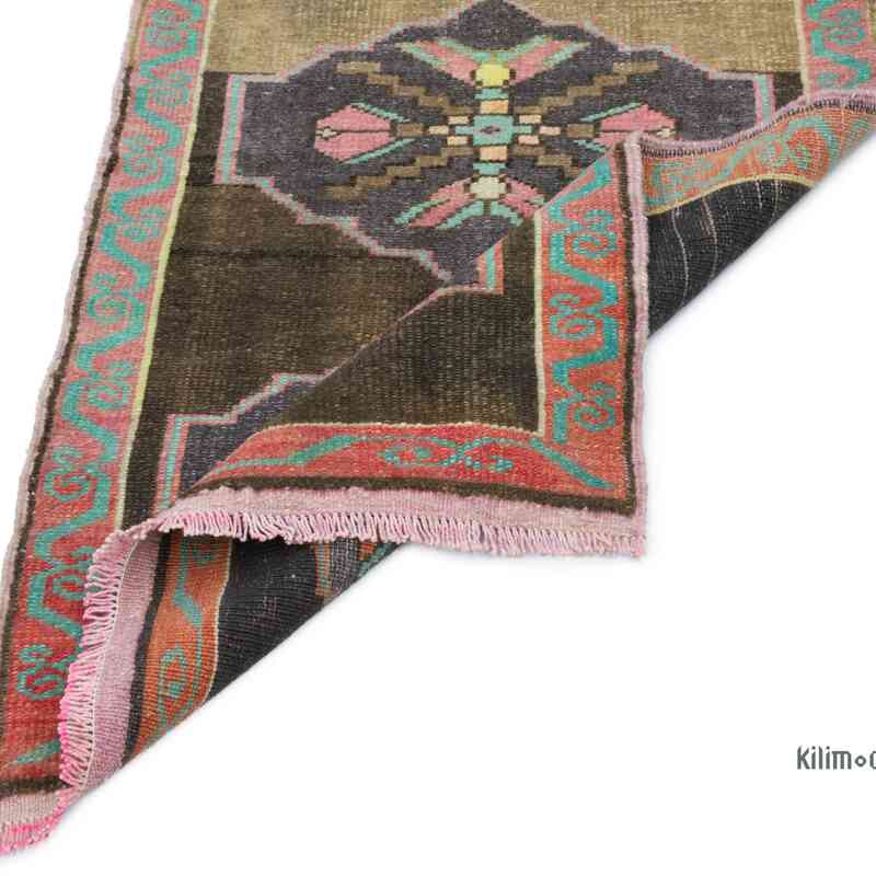 Vintage Turkish Hand-Knotted Runner - 2' 1" x 8' 2" (25 in. x 98 in.) - K0057748