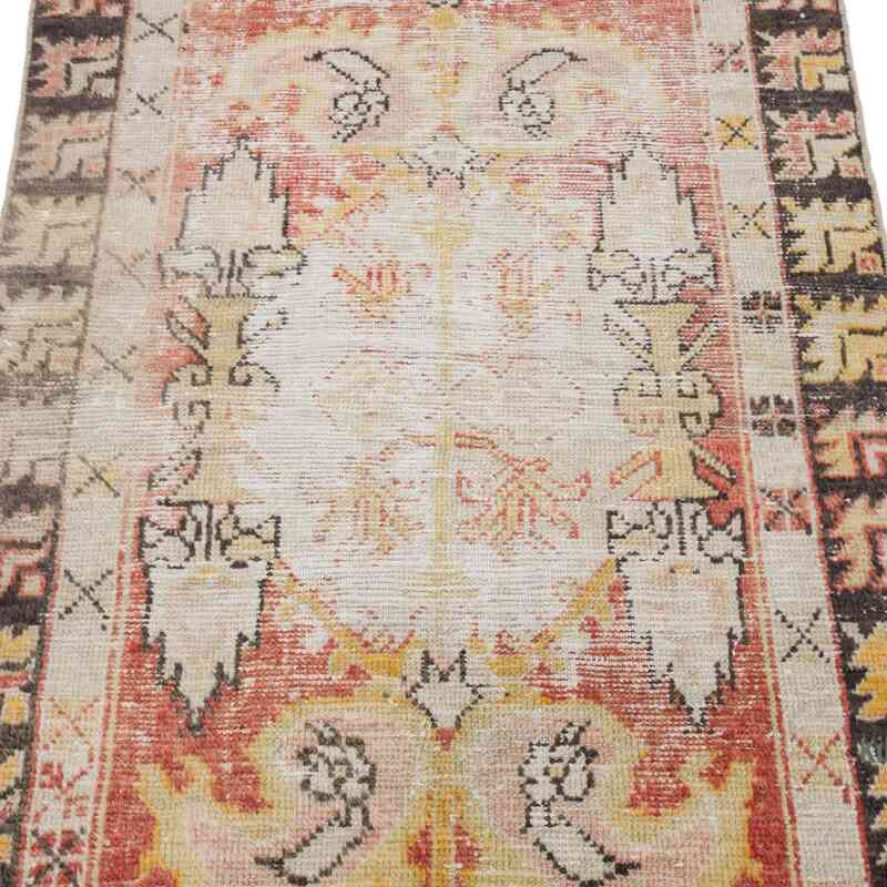 Alfombra Vintage Turca Anudada a Mano - 77 cm x 156 cm - K0057760