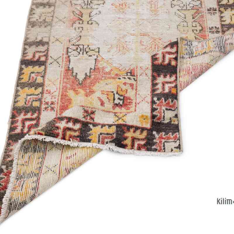 Alfombra Vintage Turca Anudada a Mano - 77 cm x 156 cm - K0057760