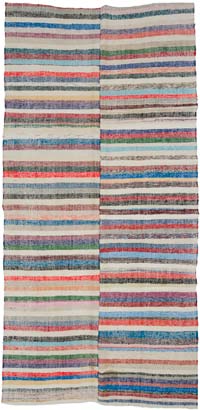Vintage Turkish Pala Kilim (Chaput) - 5' 7" x 11' 7" (67" x 139")