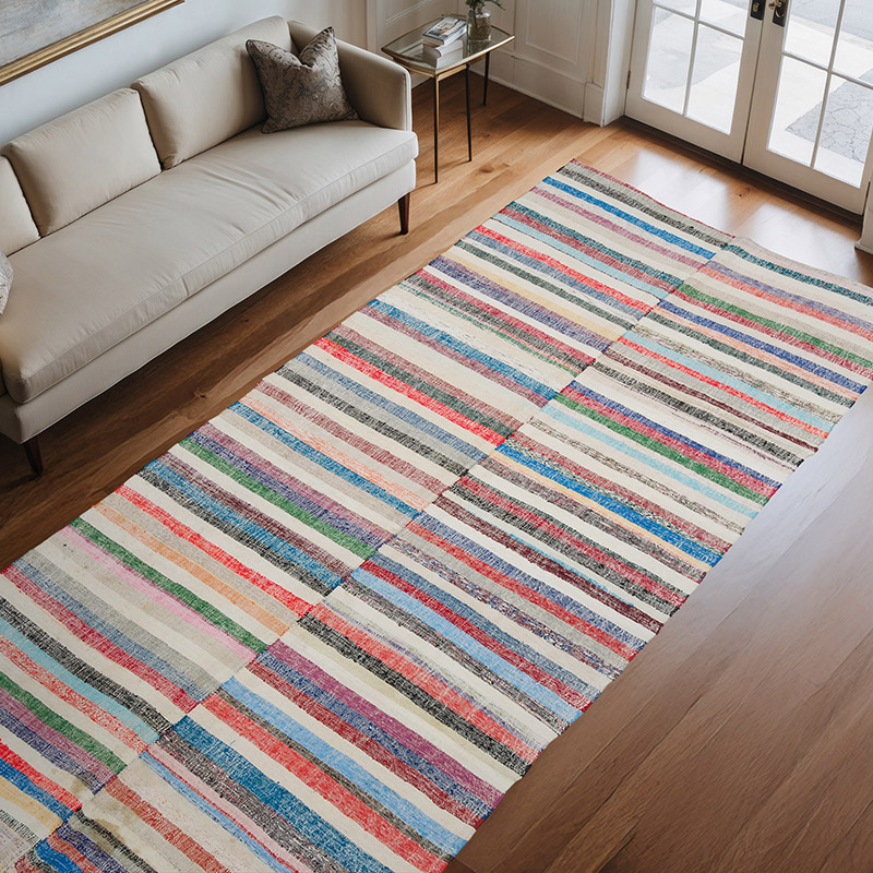 Vintage Turkish Pala Kilim (Chaput) - 5' 7" x 11' 7" (67" x 139") - K0057782