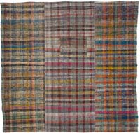 Vintage Turkish Pala Kilim (Chaput) - 7' 11" x 7' 7" (95" x 91")