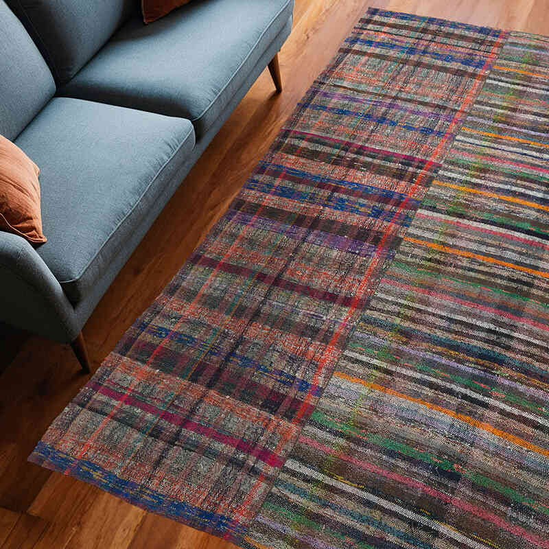 Vintage Anadolu Pala Kilimi (Çaput) - 241 cm x 250 cm - K0057793