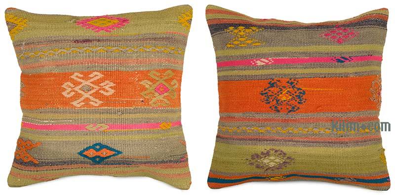 Fundas de Almohada Kilim - 40 cm x 40 cm - K0057823