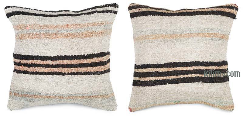 Kilim Pillow Covers - 1' 4" x 1' 4" (16" x 16") - K0057854
