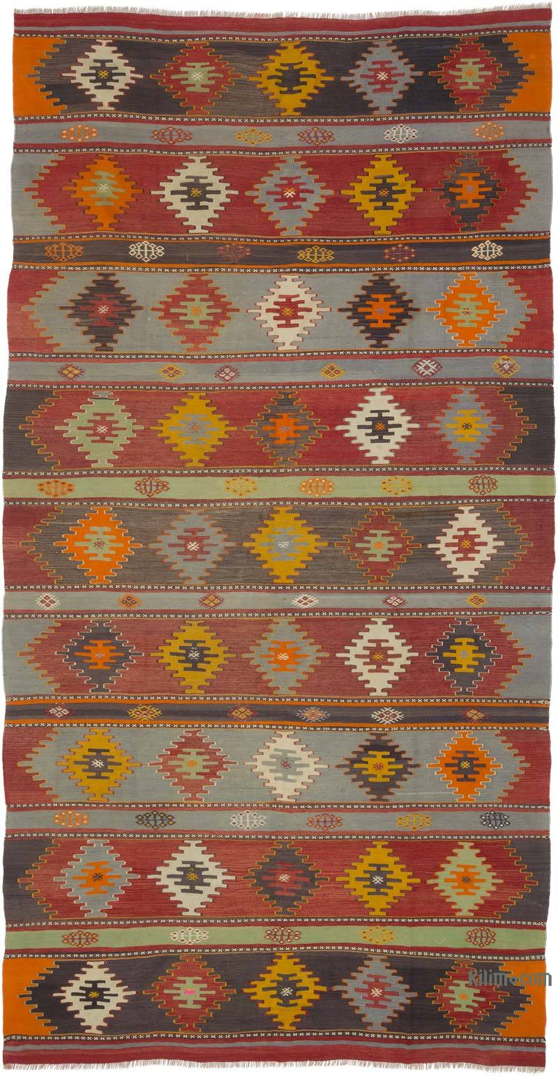 Multicolor Sivas Kilim Vintage - 163 cm x 310 cm - K0058131