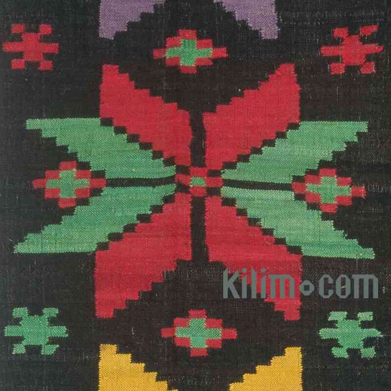 Multicolor Alfombra Vintage Balkan Kilim - 167 cm x 397 cm - K0058134