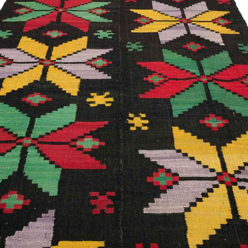 Multicolor Alfombra Vintage Balkan Kilim - 167 cm x 397 cm - K0058134