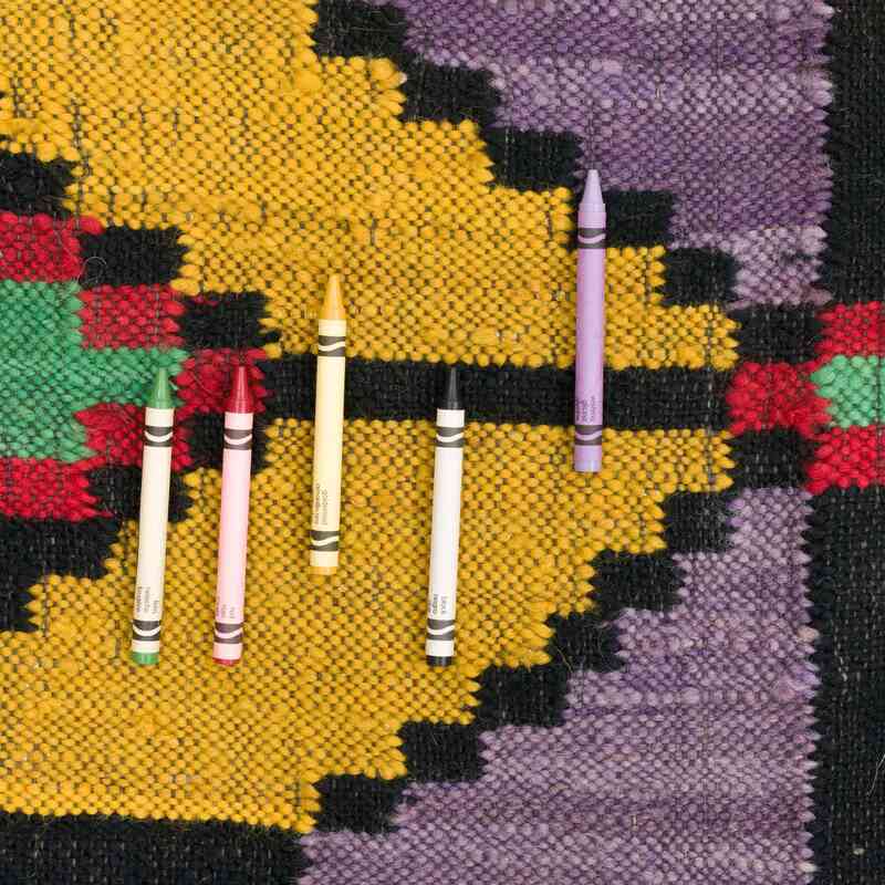 Multicolor Alfombra Vintage Balkan Kilim - 167 cm x 397 cm - K0058134