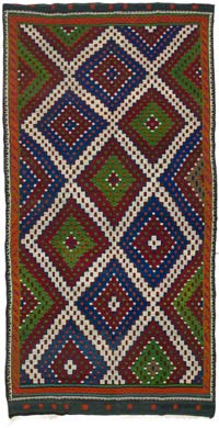 Vintage Manisa Jijim Rug - 5' 10" x 11' 5" (70" x 137")
