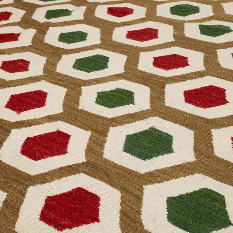 Multicolor New Handwoven Turkish Kilim Rug - 5' 11" x 8' 6" (71" x 102") - K0058140