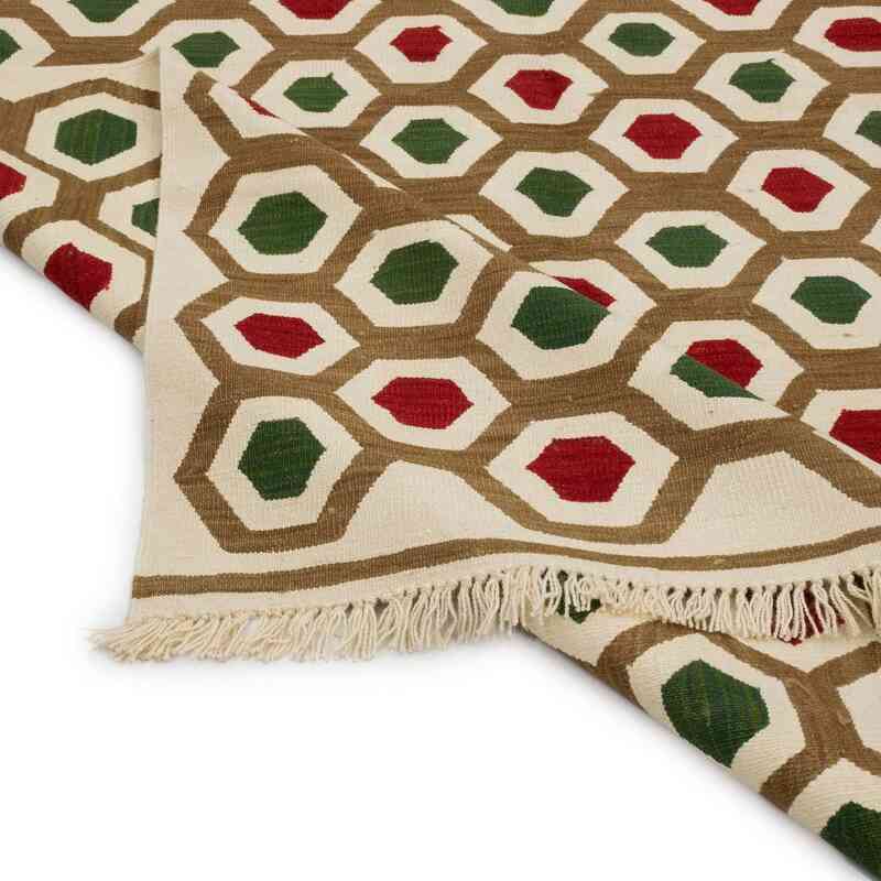 Multicolor New Handwoven Turkish Kilim Rug - 5' 11" x 8' 6" (71" x 102") - K0058140