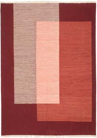 Red New Handwoven Turkish Kilim Rug - 6'  x 8' 3" (72" x 99")