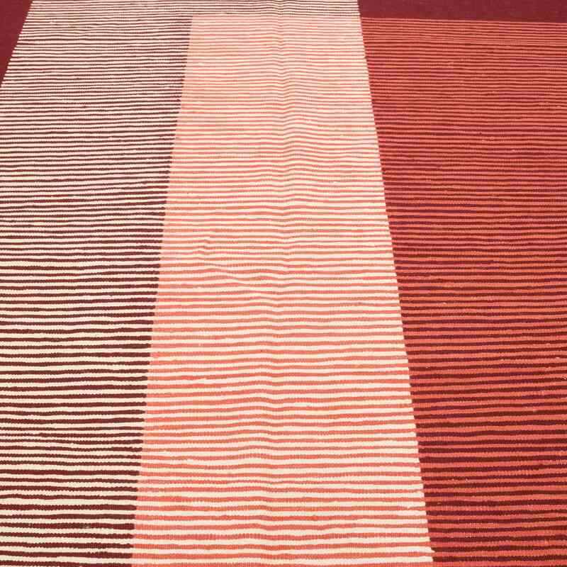 Kırmızı Yeni Kök Boya El Dokuma Kilim - 183 cm x 252 cm - K0058149