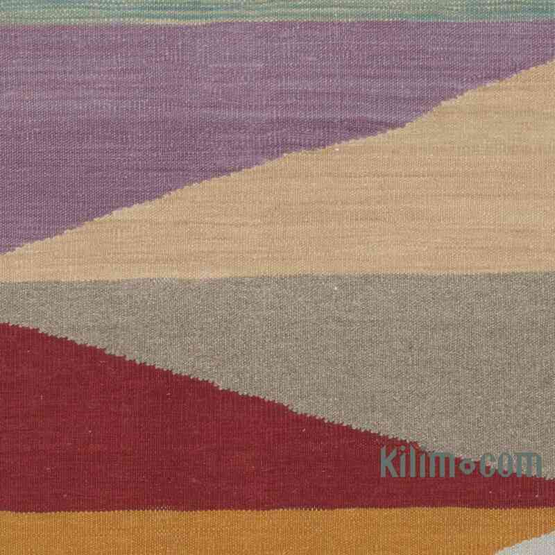 Multicolor Corredor Nueva Alfombra Turca Kilim - 88 cm x 236 cm - K0058152