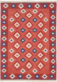 New Handwoven Turkish Kilim Rug - 4' 3" x 5' 10" (51" x 70")