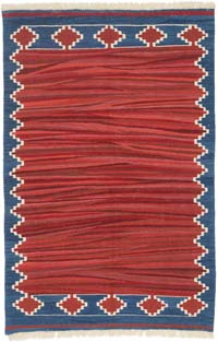 Yeni Kök Boya El Dokuma Kilim - 121 cm x 185 cm