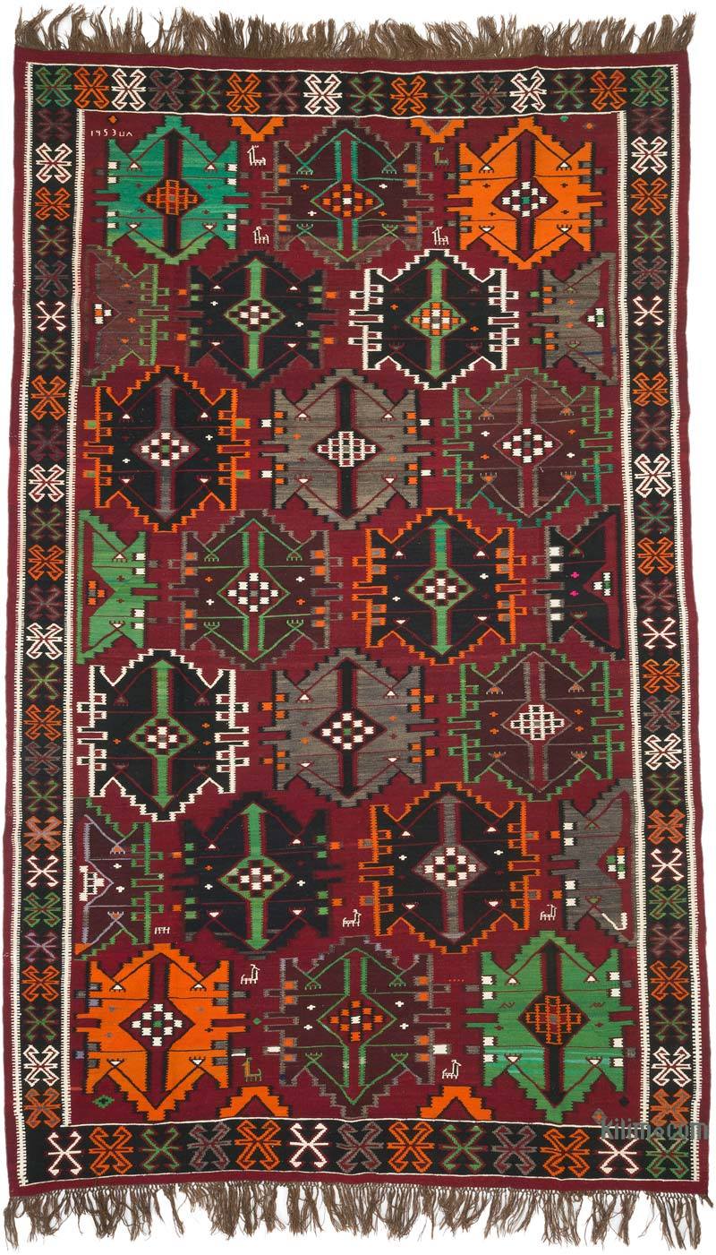 Alfombra Vintage Kuba Kilim - 195 cm x 308 cm - K0058162