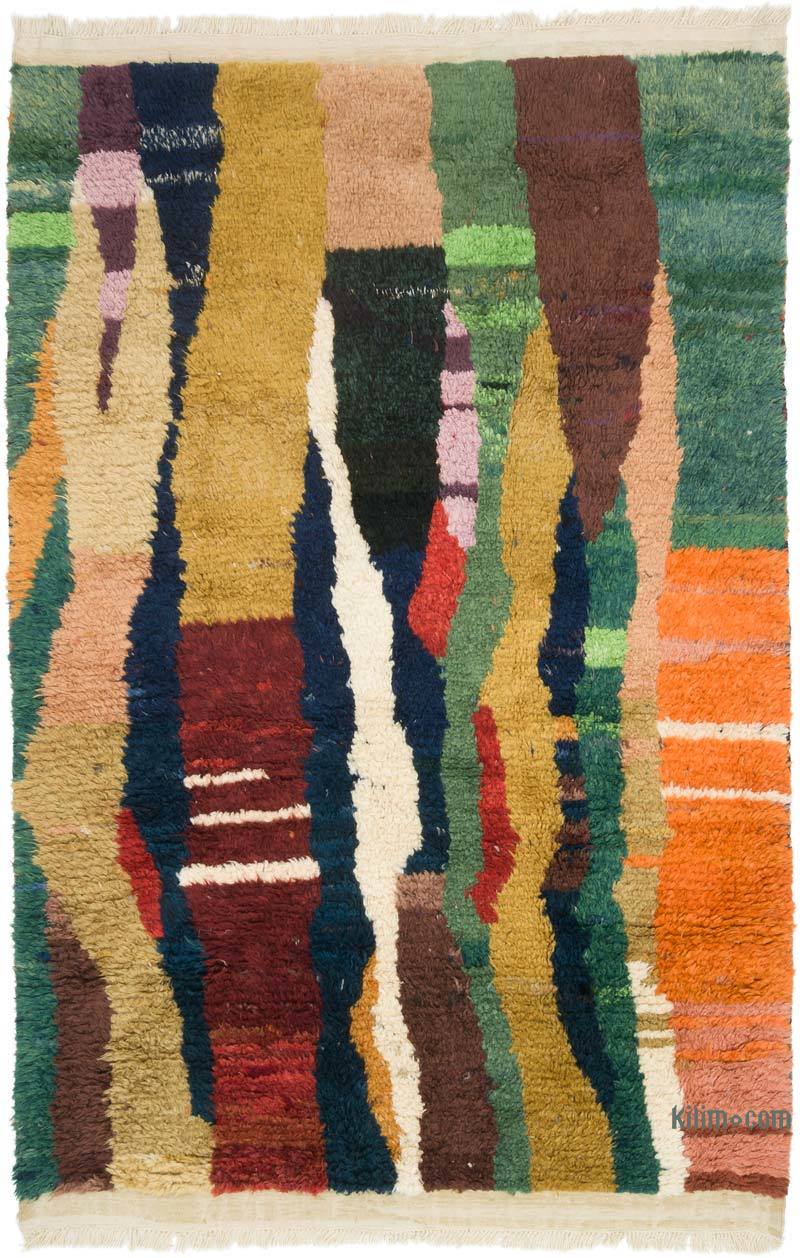 New Turkish Tulu Rug - 6' 2" x 9' 6" (74" x 114") - K0058168