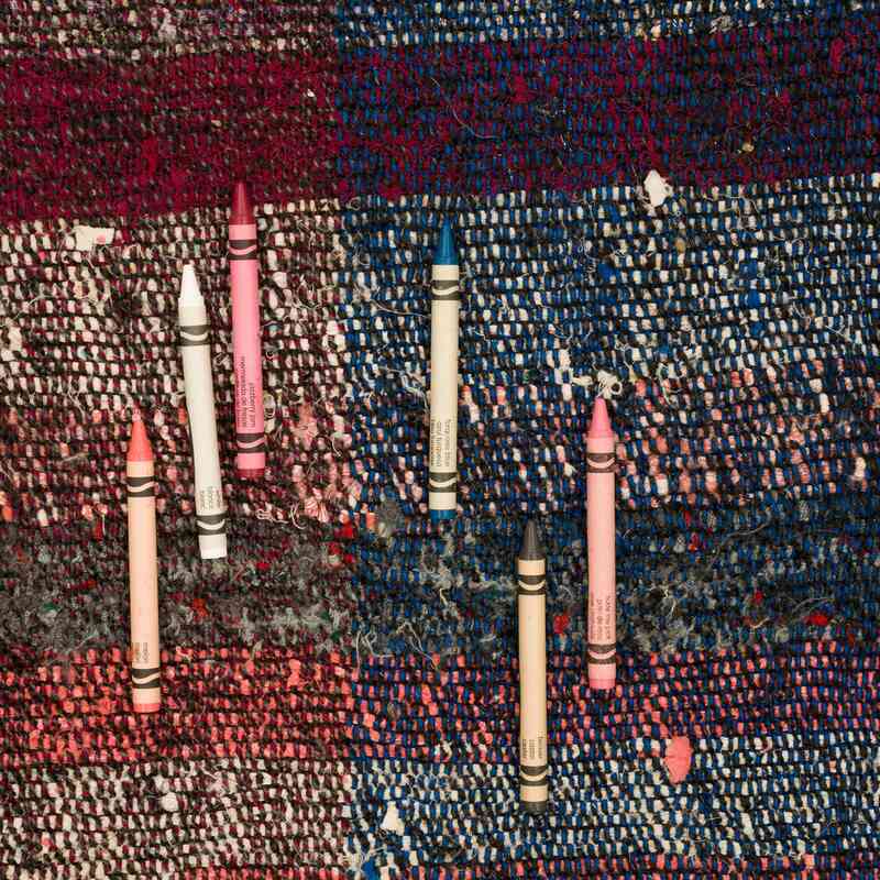 Vintage Turkish Pala Kilim (Chaput) - 6' 7" x 8' 5" (79" x 101") - K0058180