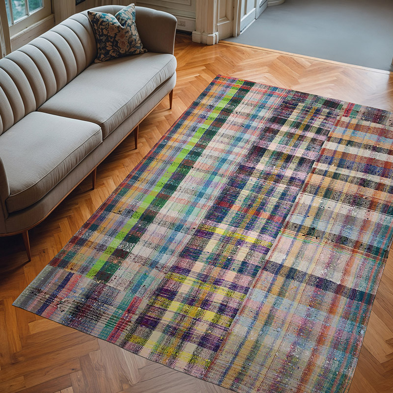 Alfombra Kilim De Retazos - 208 cm x 307 cm - K0058185