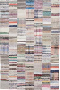 Anadolu Çaput Patchwork Kilim - 200 cm x 302 cm