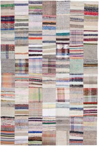 Patchwork Kilim Rug - 6' 7" x 9' 9" (79" x 117")