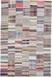 Patchwork Kilim Rug - 6' 7" x 9' 10" (79" x 118")
