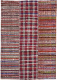 Patchwork Kilim Rug - 6' 8" x 9' 7" (80" x 115")