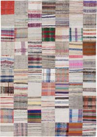 Patchwork Kilim Rug - 6' 11" x 9' 10" (83" x 118")