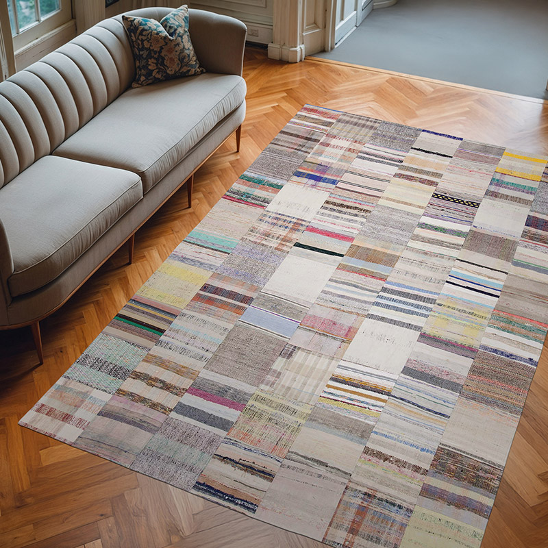 Alfombra Kilim De Retazos - 200 cm x 300 cm - K0058225