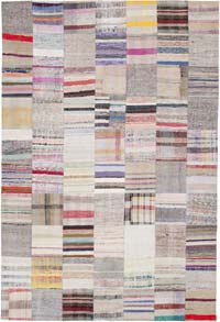 Patchwork Kilim Rug - 6' 8" x 9' 10" (80" x 118")