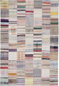 Anadolu Çaput Patchwork Kilim - 201 cm x 300 cm