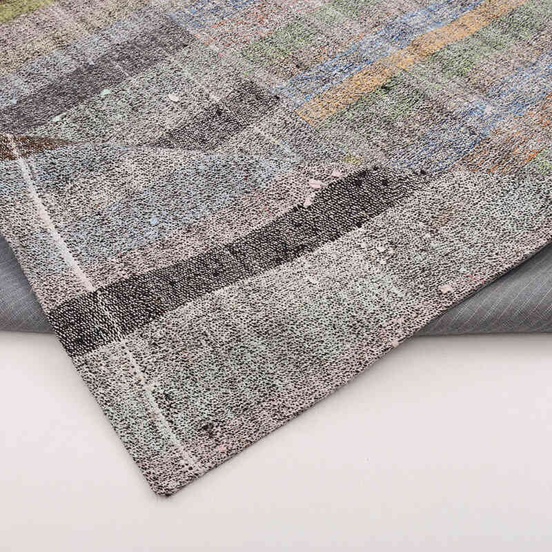 Multicolor Alfombra Kilim De Retazos - 247 cm x 350 cm - K0058236