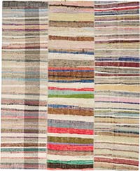 Anadolu Çaput Patchwork Kilim - 245 cm x 302 cm