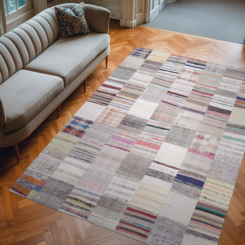 Patchwork Kilim Rug - 6' 7" x 9' 10" (79" x 118") - K0058266