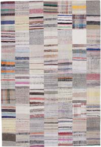 Patchwork Kilim Rug - 6' 7" x 9' 10" (79" x 118")