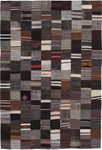 Alfombra Kilim De Retazos - 201 cm x 300 cm