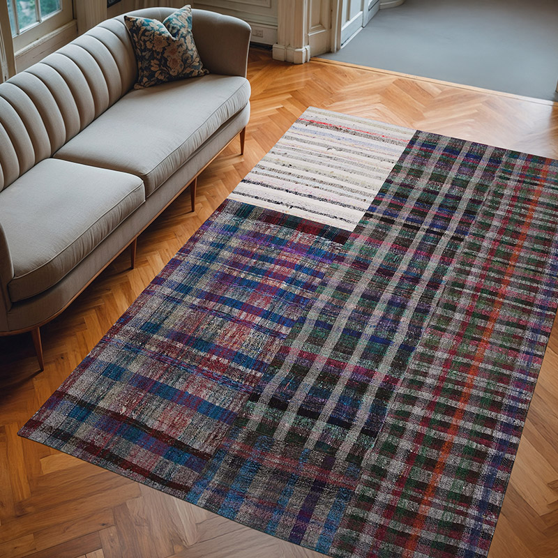 Patchwork Kilim Rug - 6' 7" x 9' 10" (79" x 118") - K0058295