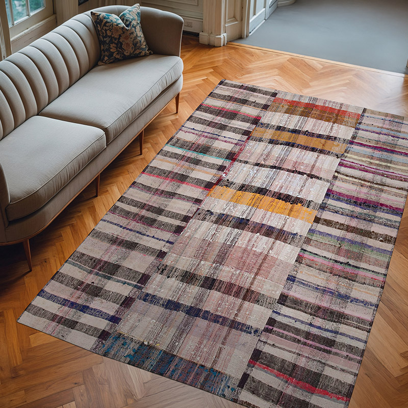 Alfombra Kilim De Retazos - 200 cm x 310 cm - K0058299