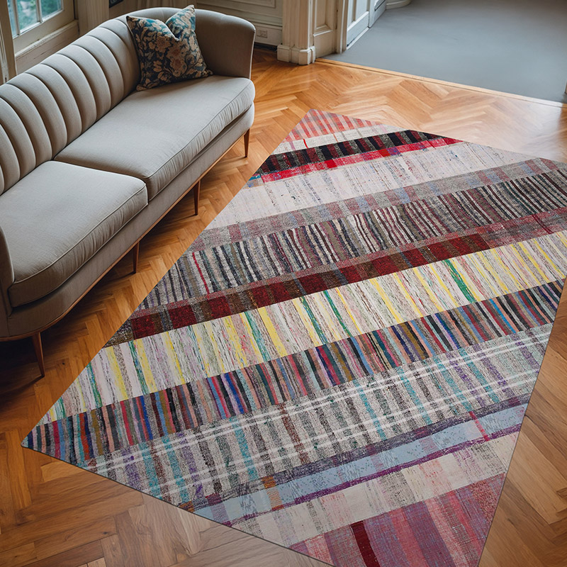 Patchwork Kilim Rug - 6' 6" x 10' 1" (78" x 121") - K0058305