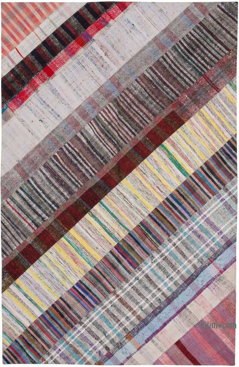 Patchwork Kilim Rug - 6' 6" x 10' 1" (78" x 121") - K0058305