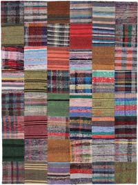 Patchwork Kilim Rug - 5' 11" x 7' 10" (71" x 94")