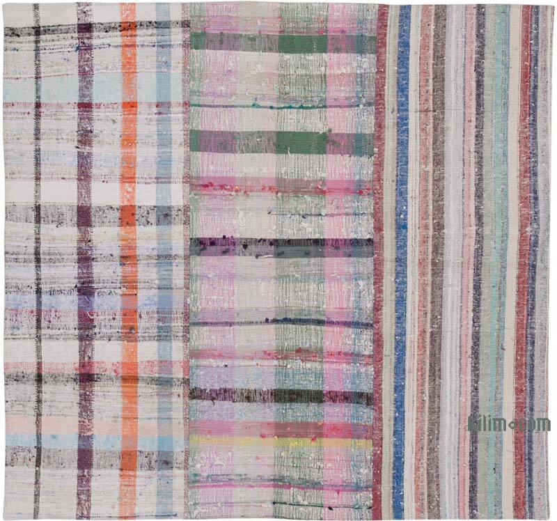 Anadolu Çaput Patchwork Kilim - 187 cm x 198 cm - K0058314